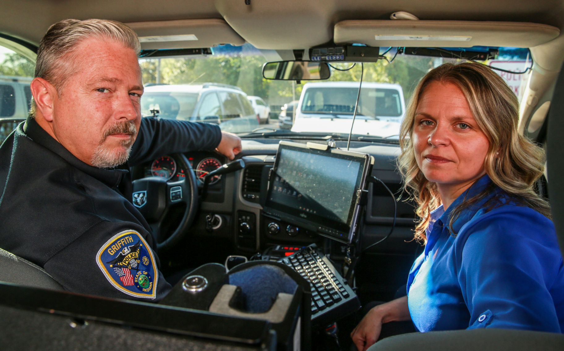 Erica Rios is a social worker for the Griffith Police Department
